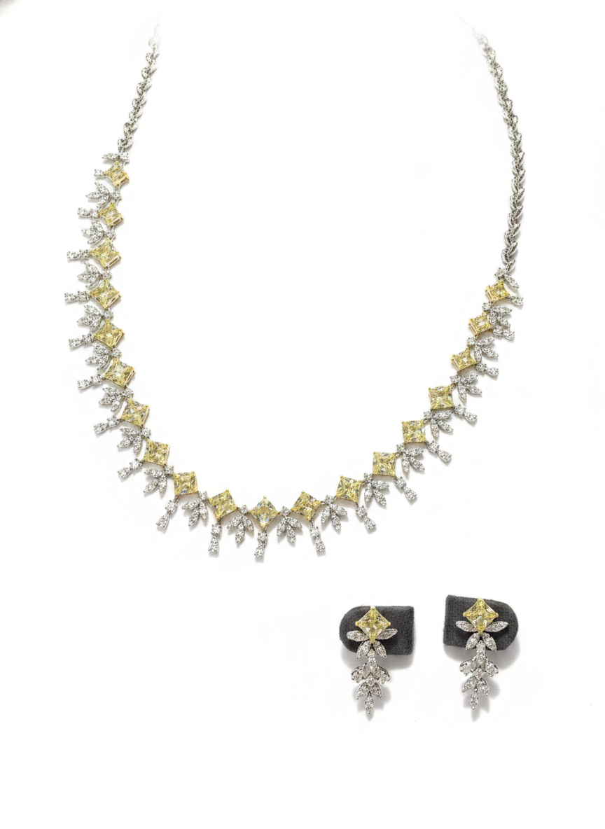 Pavé Pendant Necklace — view 2