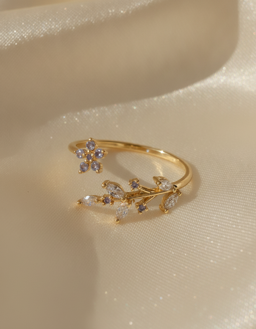 Floral Branch Ring