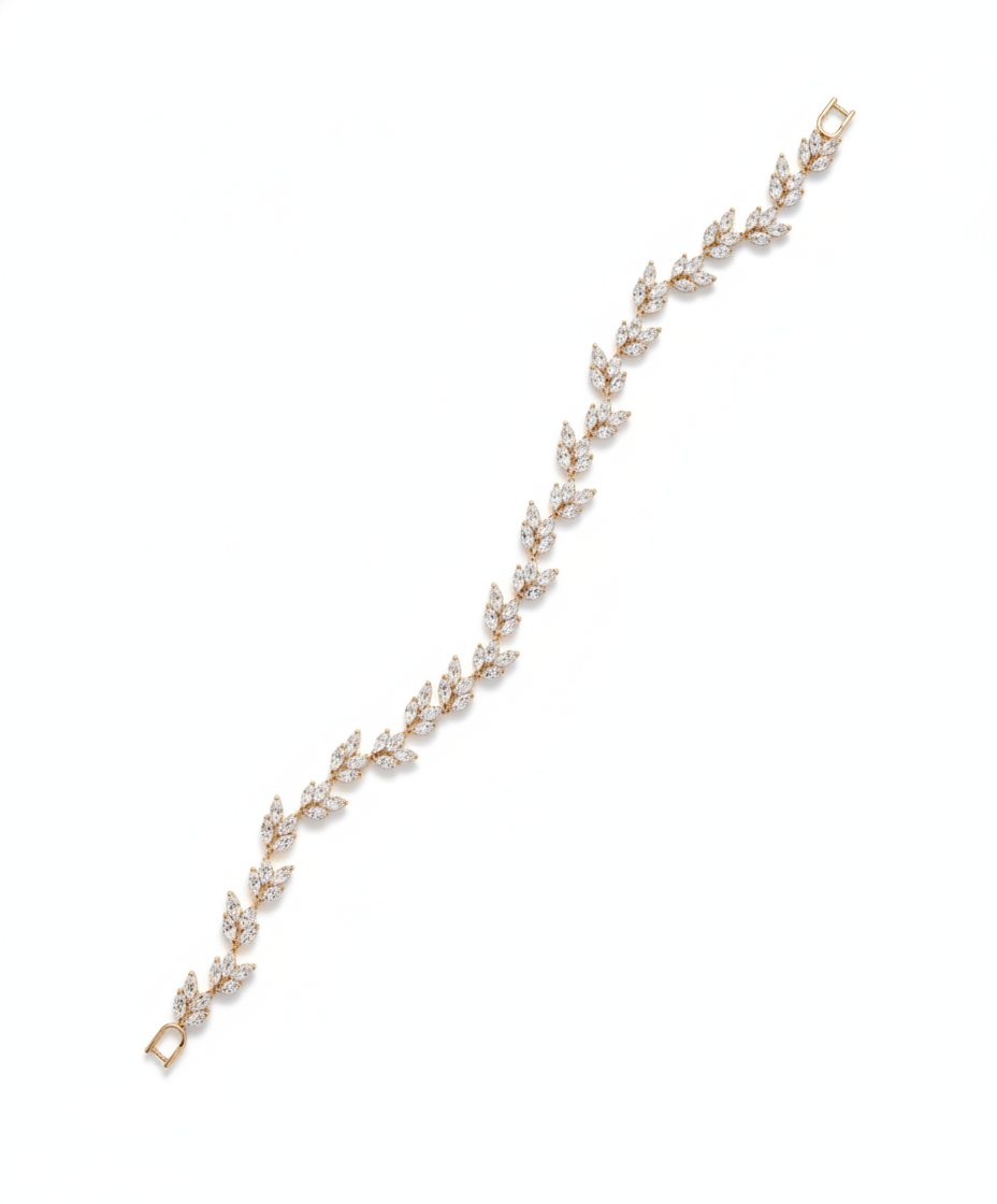 Leaf Motif Bracelet — view 2
