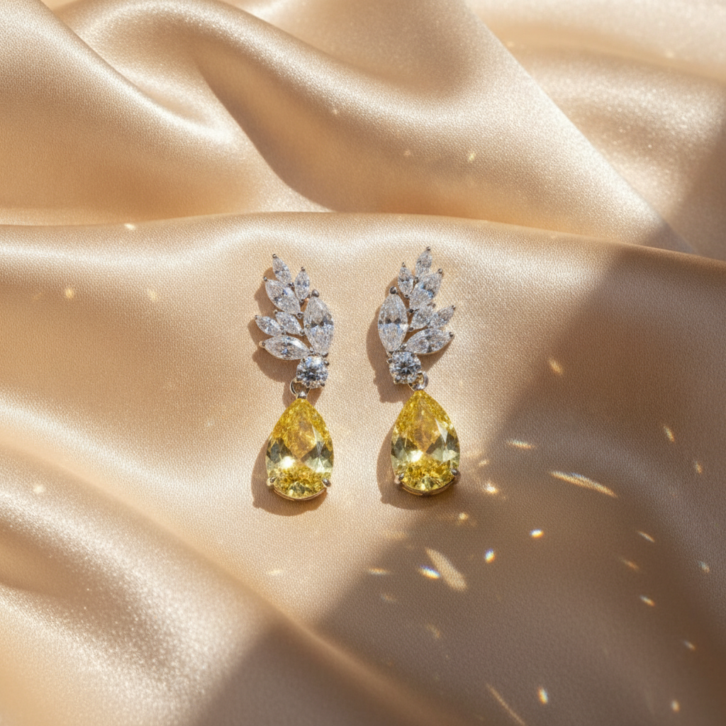 Solar Drop — Canary Yellow Diamond